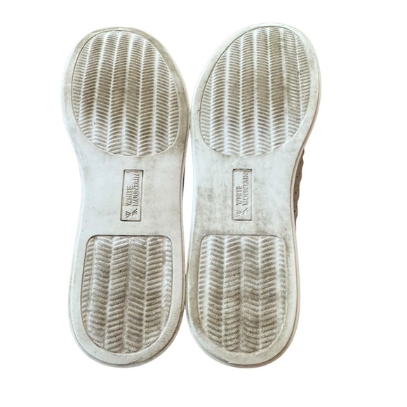 *White Mountain Size 10 Courageous White/Gray Slip On Shoes - Picture 10 of 11